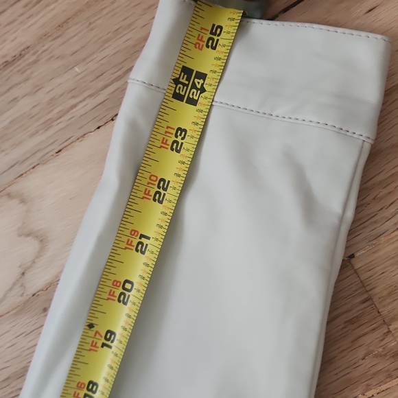 Faux Leather Cream Jacket - Picture 13 of 13